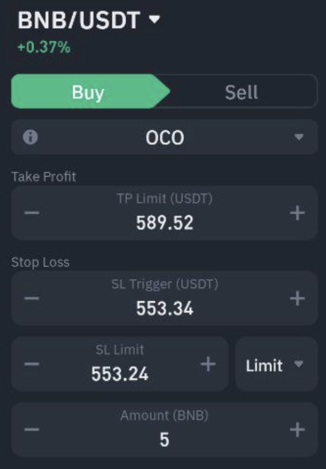 OCO 买单