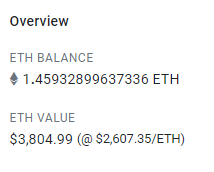 Etherscan 钱包总览